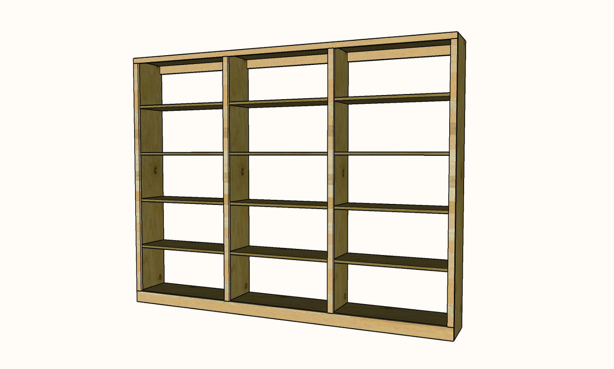 Face Frame BuiltIn Shelving Shelf Help